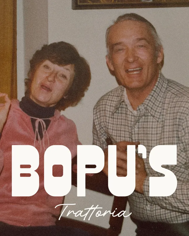 Bopu's Trattoria Restaurant Brand Identity