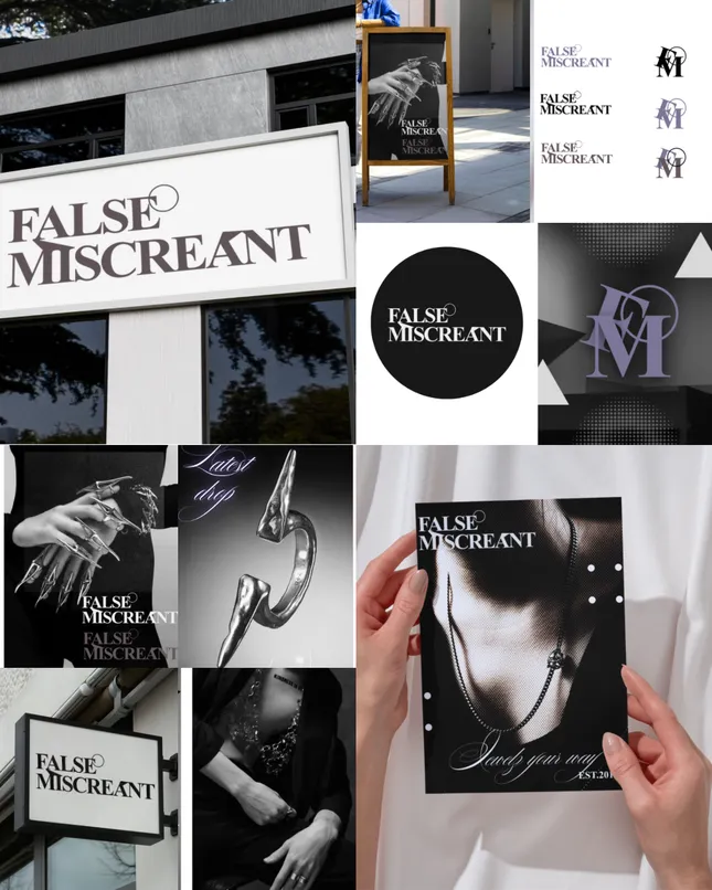 Punk Jewelry Brand Identity Design