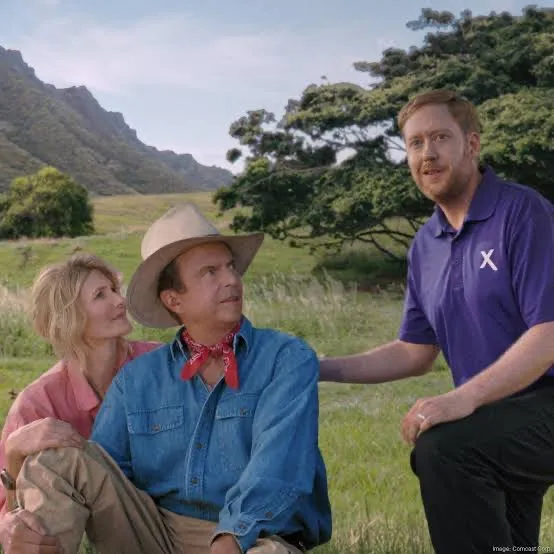 Xfinity Jurassic Park Superbowl 2026