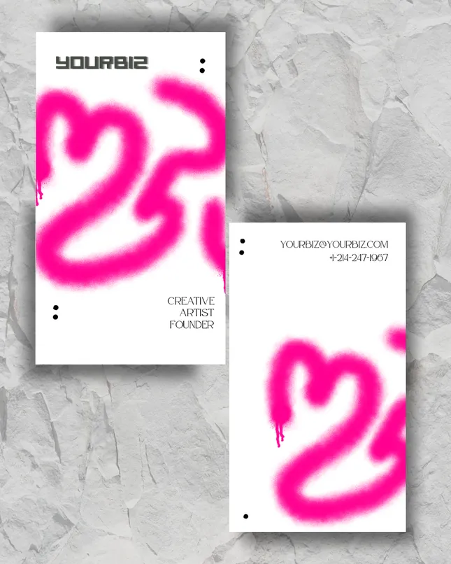 Punk Business Card design