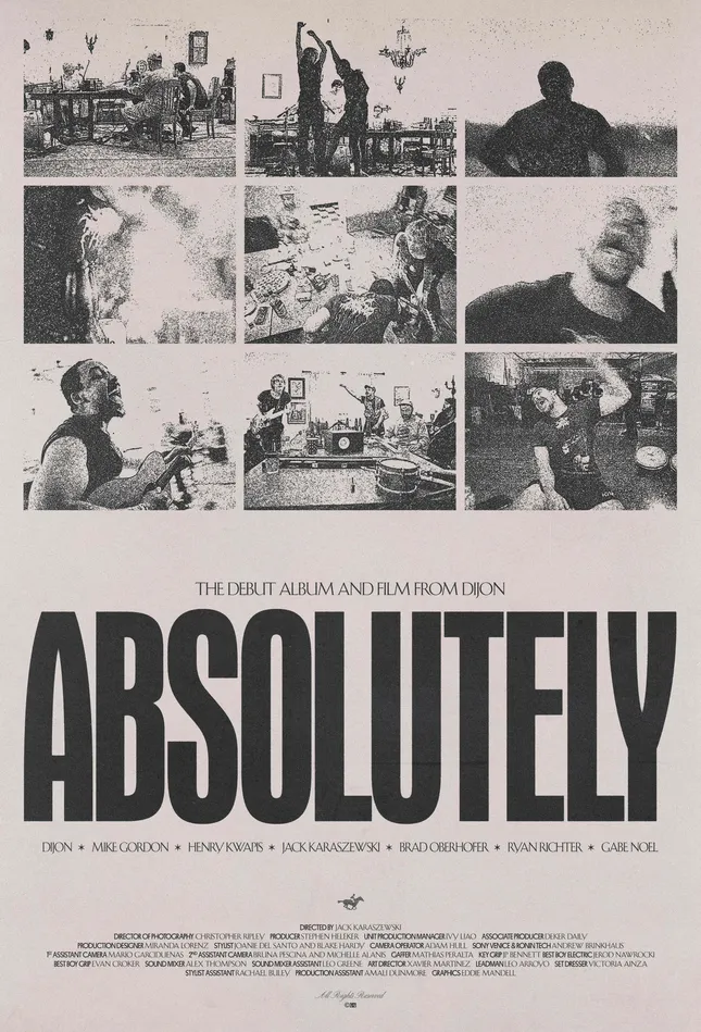 Dijon - “Absolutely” Film Poster