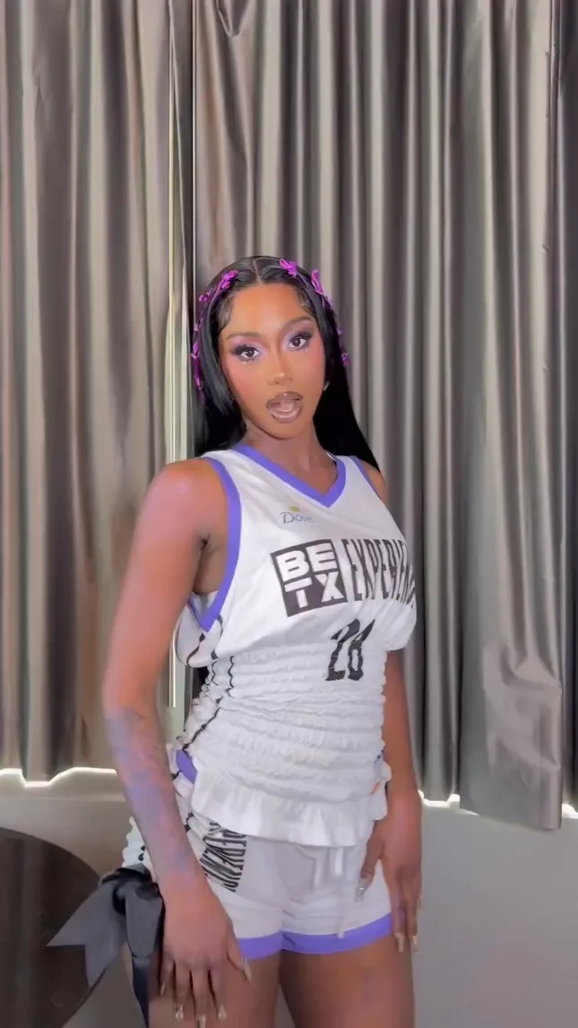 Custom Jersey for Flo Milli @ BET Experience