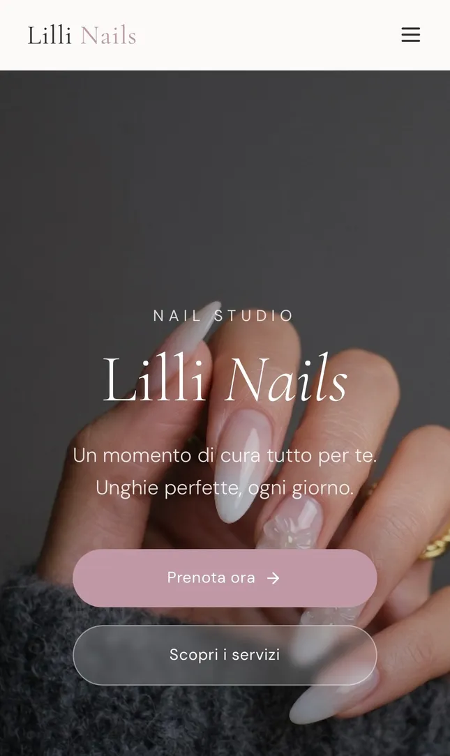 Nail Studio Website Project