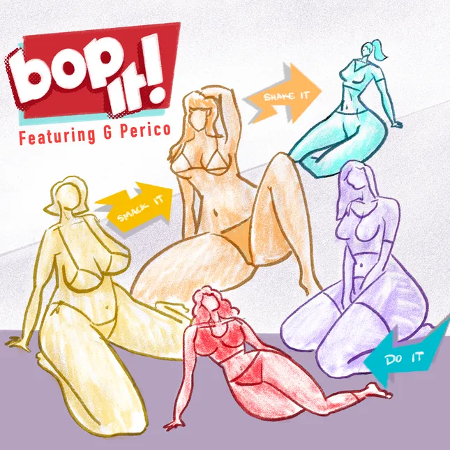 Single Cover Art - BOP IT - Natia ft. G Perico