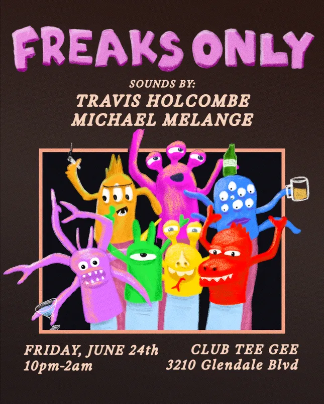 FREAKS ONLY - Party Flyer