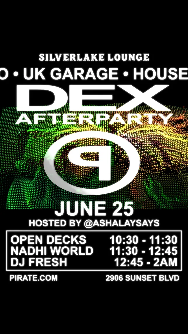 Animated Club Flyer - DEX Afterparty - PIRATE.COM