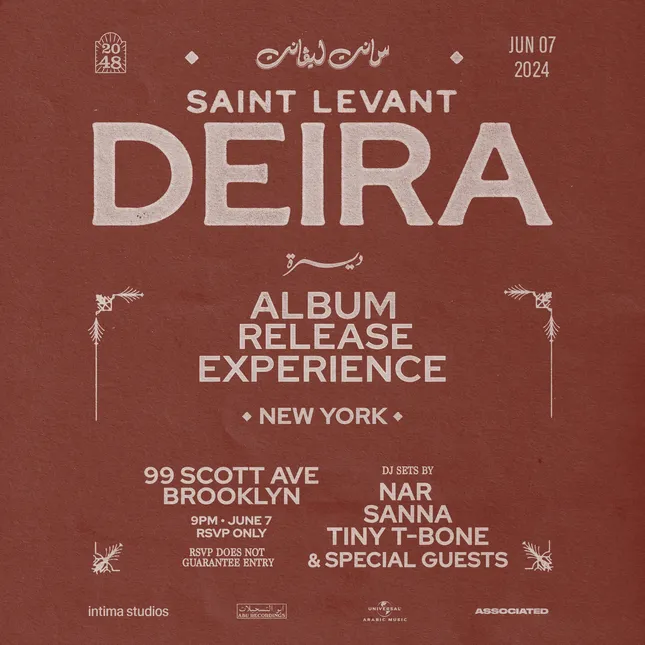 Saint Levant Deira Album Launch Event