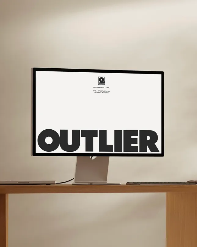 Outlier music management/label - Web Design & Dev + Logo design