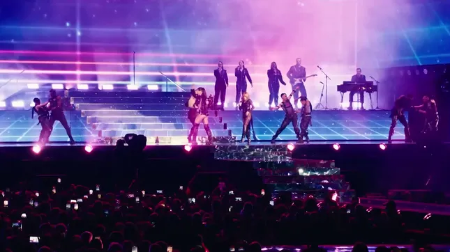Visuals for Kylie Minogue at British Summer Time