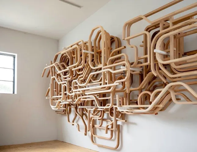 Wood Sculpture for Montana State University