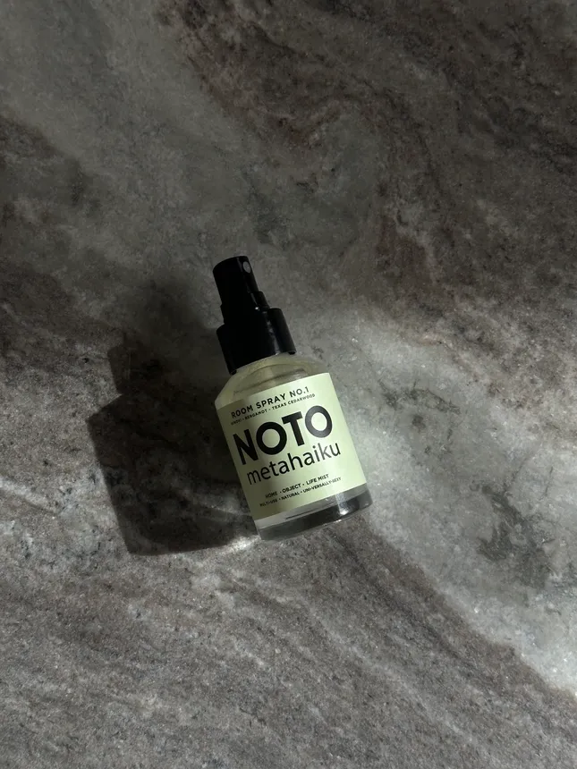 NOTO x metahaiku room spray collaboration