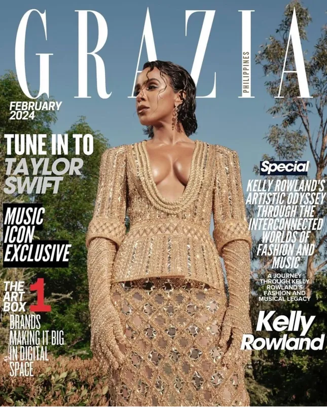 KELLY ROWLAND FOR GRAZIA