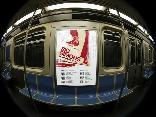Sid Simons European Tour Visual Identity