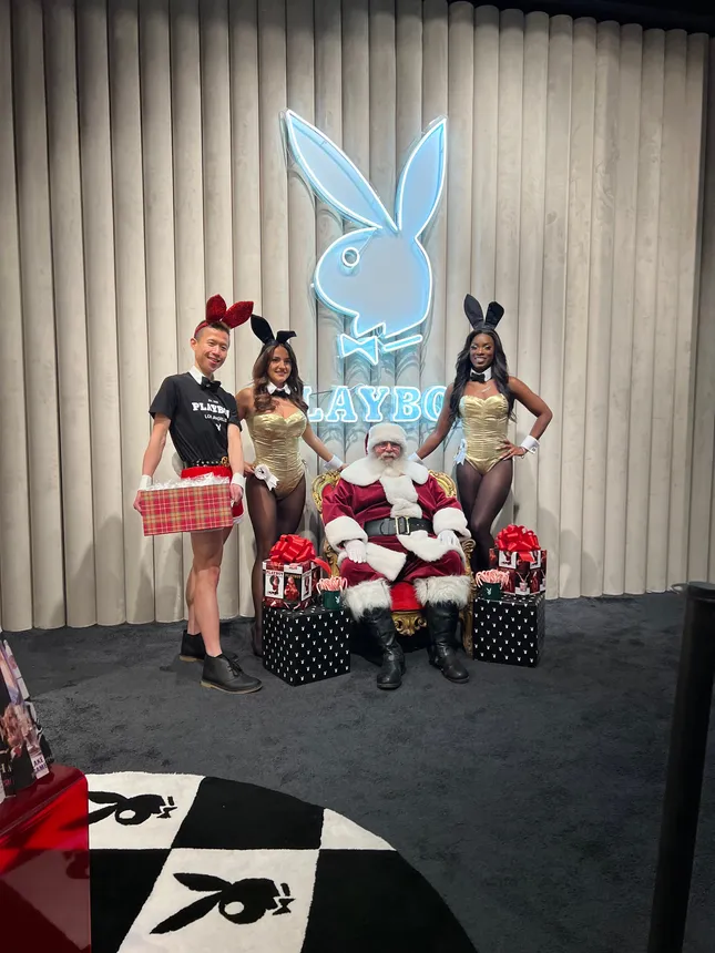 Holiday Activation at Playboy’s Westfield Century City Pop Up