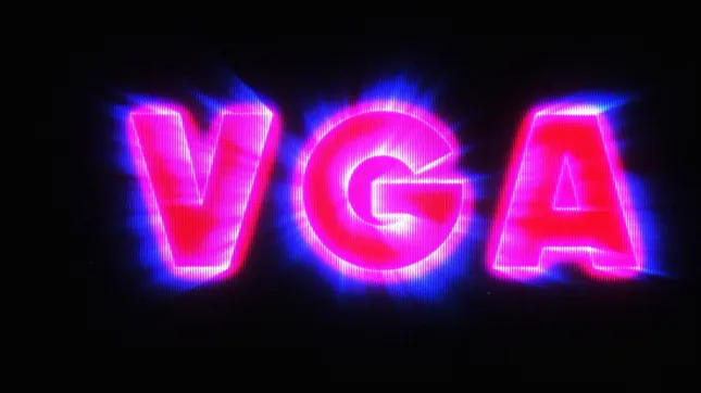 VGA - Brand Text Animation