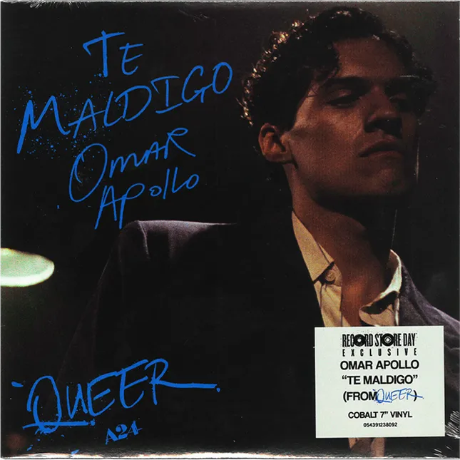 Te Maldigo, Omar Apollo for A24's Queer, Single Artwork Typography (2025)