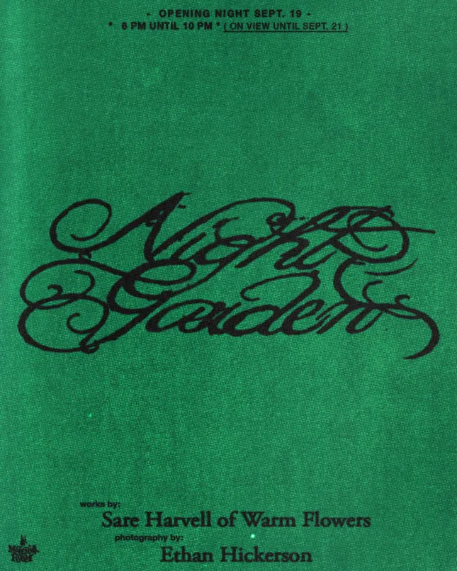 Night Garden, Flyer Design (2025)