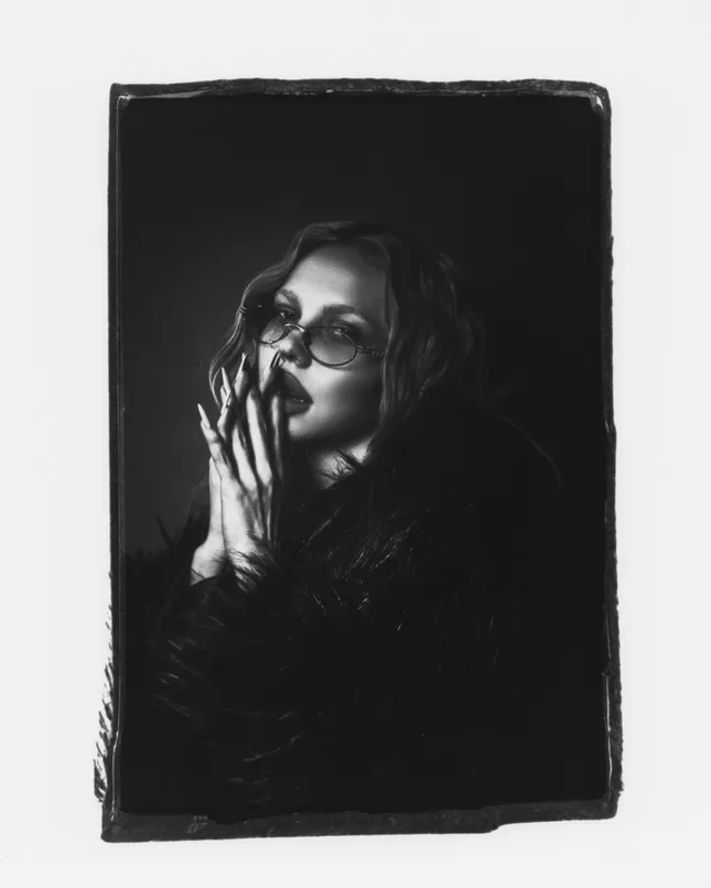 Adela - darkroom print, shot at my home in LA.