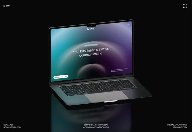 Nova — AI Platform Brand Identity
