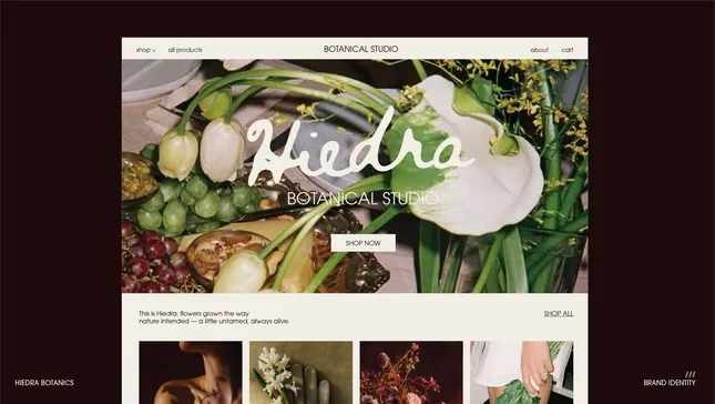 Hiedra Botanical Studio - Floral Branding