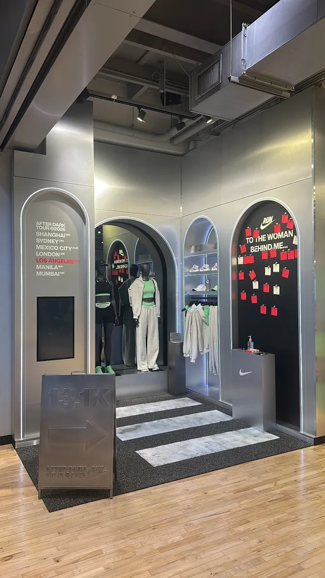 Nike After Dark Tour Installation