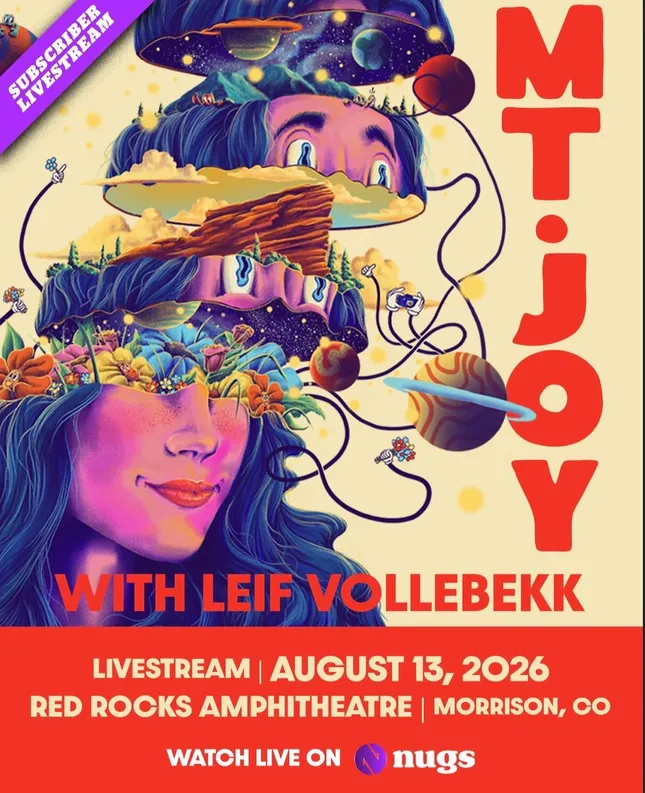Mt. Joy & Leif Vollebekk Live at Red Rocks Amphitheatre Morrison, CO 2026