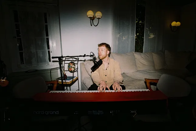 JP Saxe “Piano Man” Studio Session and Music Video - BTS Photo