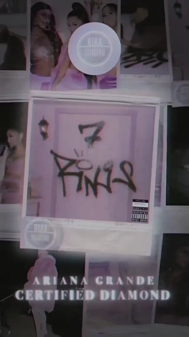 Ariana Grande - RIAA Diamond Certification