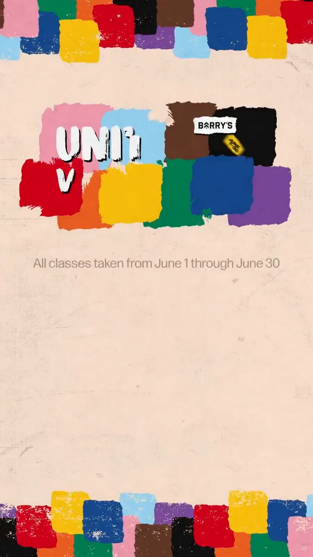 United We Barry's - Pride Campaign