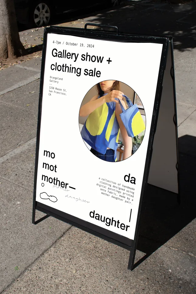 Mother Daughter — Gallery Exhibition Poster