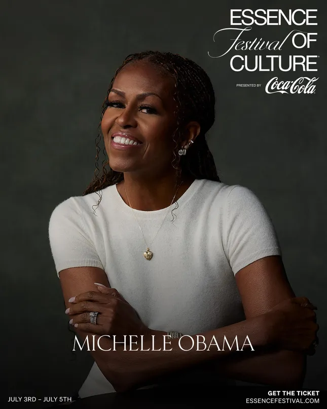Michelle Obama for Essence Festival of Culture, 2026.