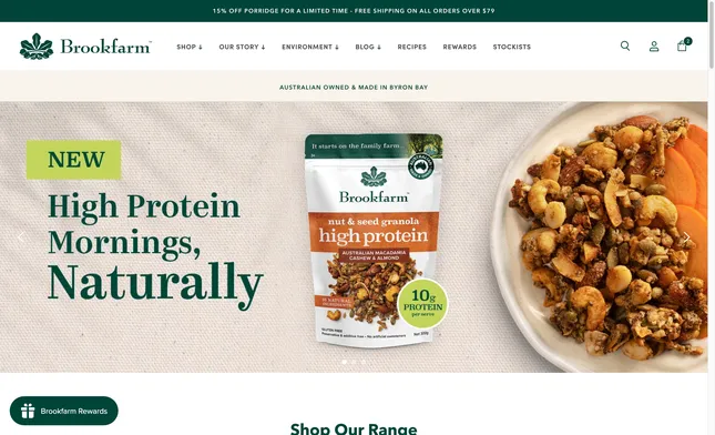 Brookfarm Shopify