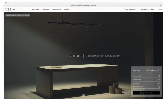 Vibia Website