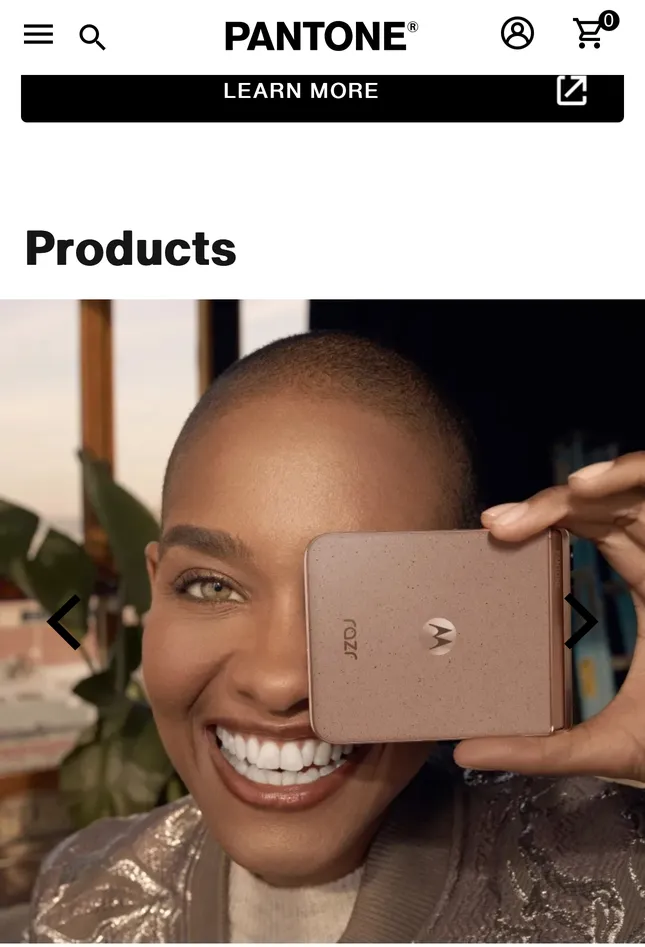 Motorola x Pantone - Color of the year ( Mocha Mousse)