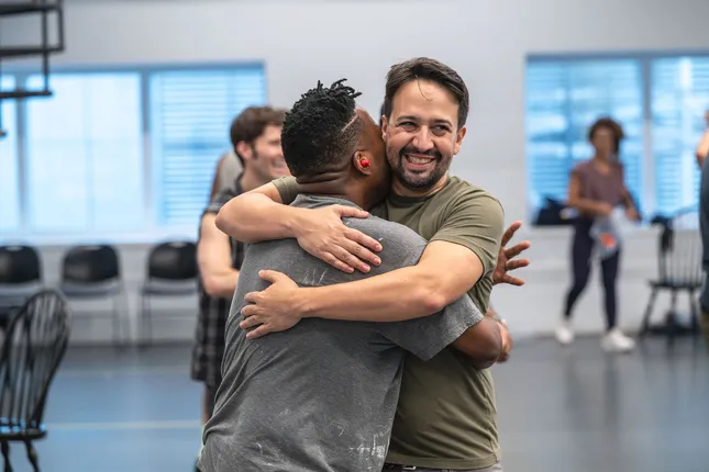 Hamilton Original Broadway Cast rehearses for Tony Awards performance