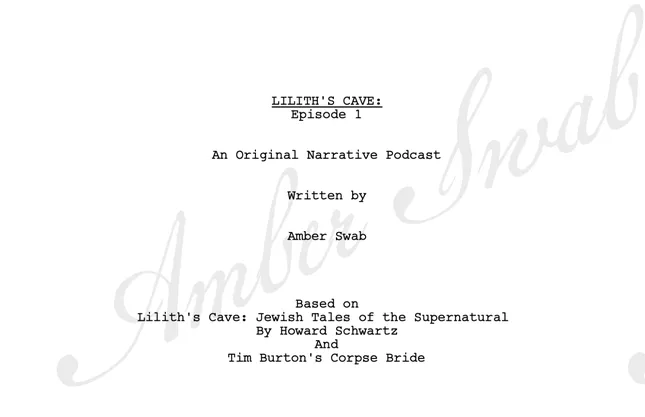 Lilith's Cave: Episode 1