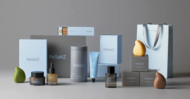 Wellness Brand 'ReSaltZ' Visual Branding and Art Direction