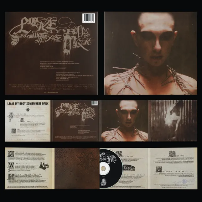 Mica ‘Leave my Body Somewhere Dark’ album CD packaging