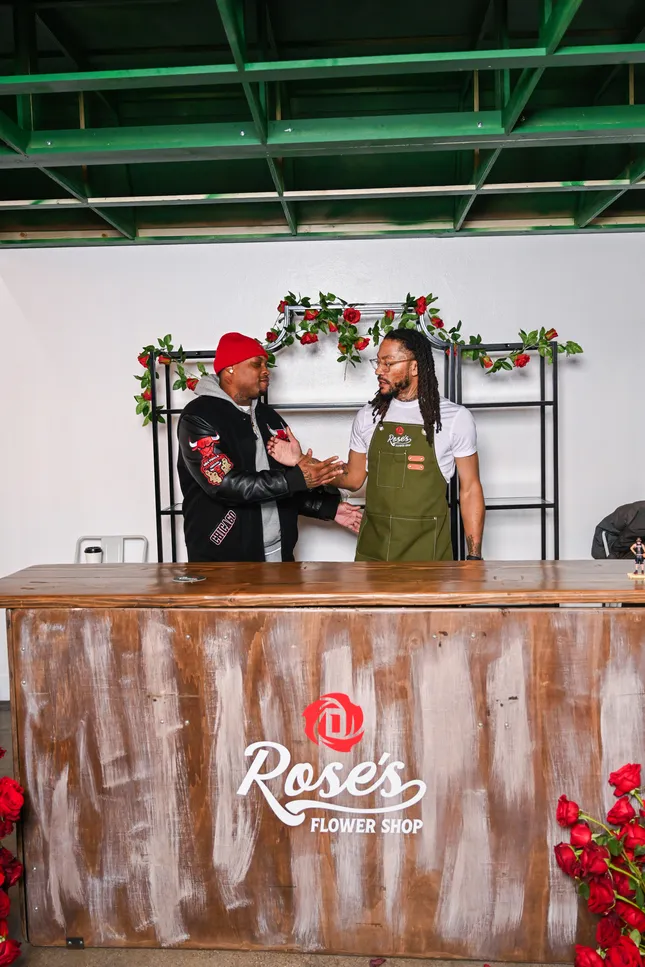 Derrick Rose Flower Shop Opening Pop Up