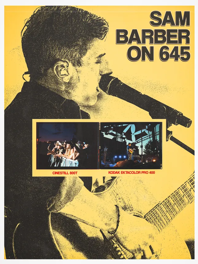 SAM BARBER - ON 645 FILM