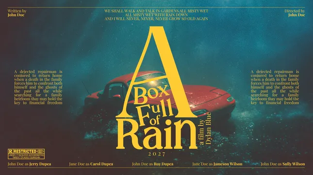"A Box Full of Rain" Film Pitch Deck
