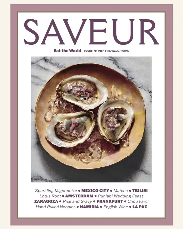 SAVEUR Fall/Winter 2026 Cover