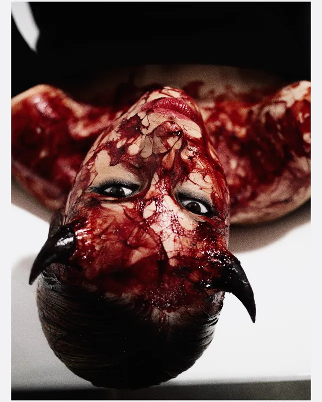 Blood shooting