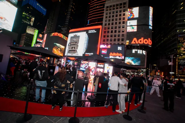 Adobe Times Square Takeover