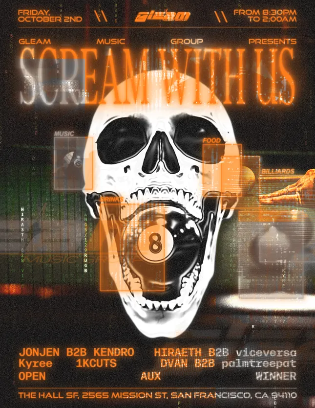 SCREAM FOR US POSTER