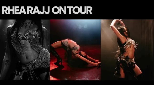 Rhea Raj on Tour