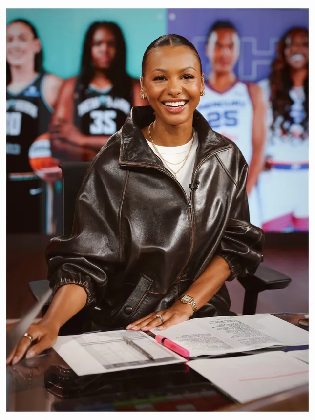 Malika Andrews w/ ESPN