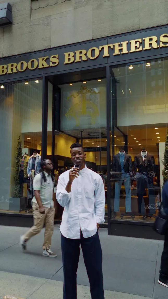 Charles Etorama x Brooks Brothers
