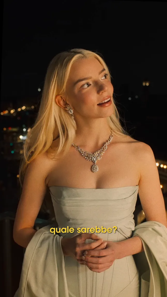 Anya Taylor Joy x Tiffany x Vogue Italia