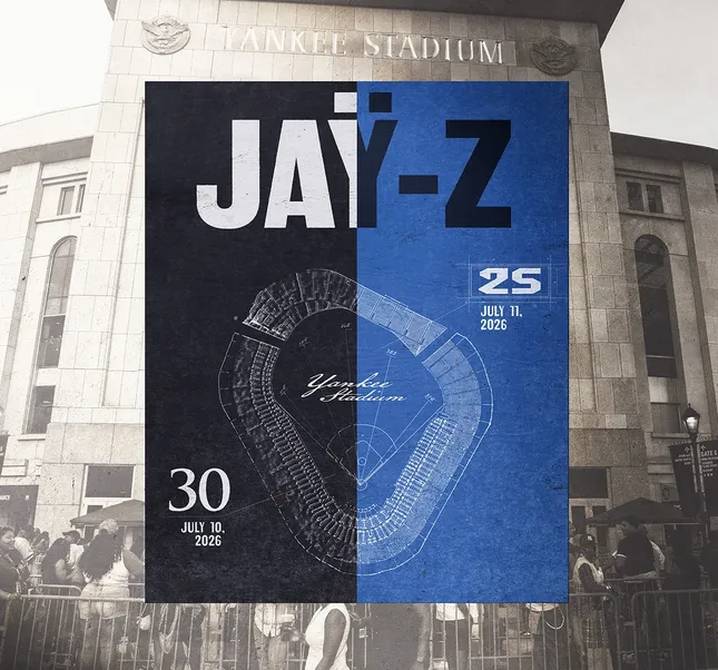 JAŸ-Z @ Yankee Stadium Key Art